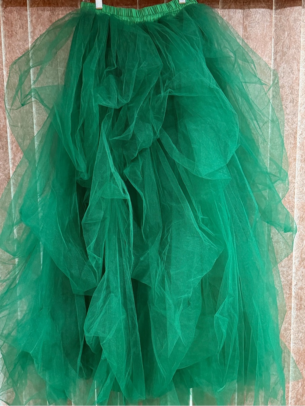 💚 Emerald Green Tulle Maxi Skirt | Statement Piece